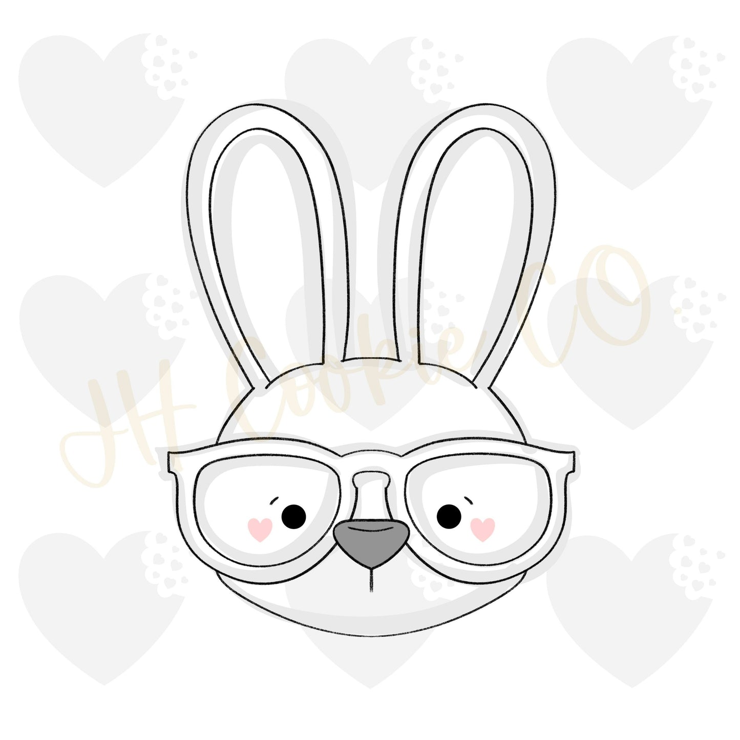 Hipster Bunny (2019) - Cookie Cutter