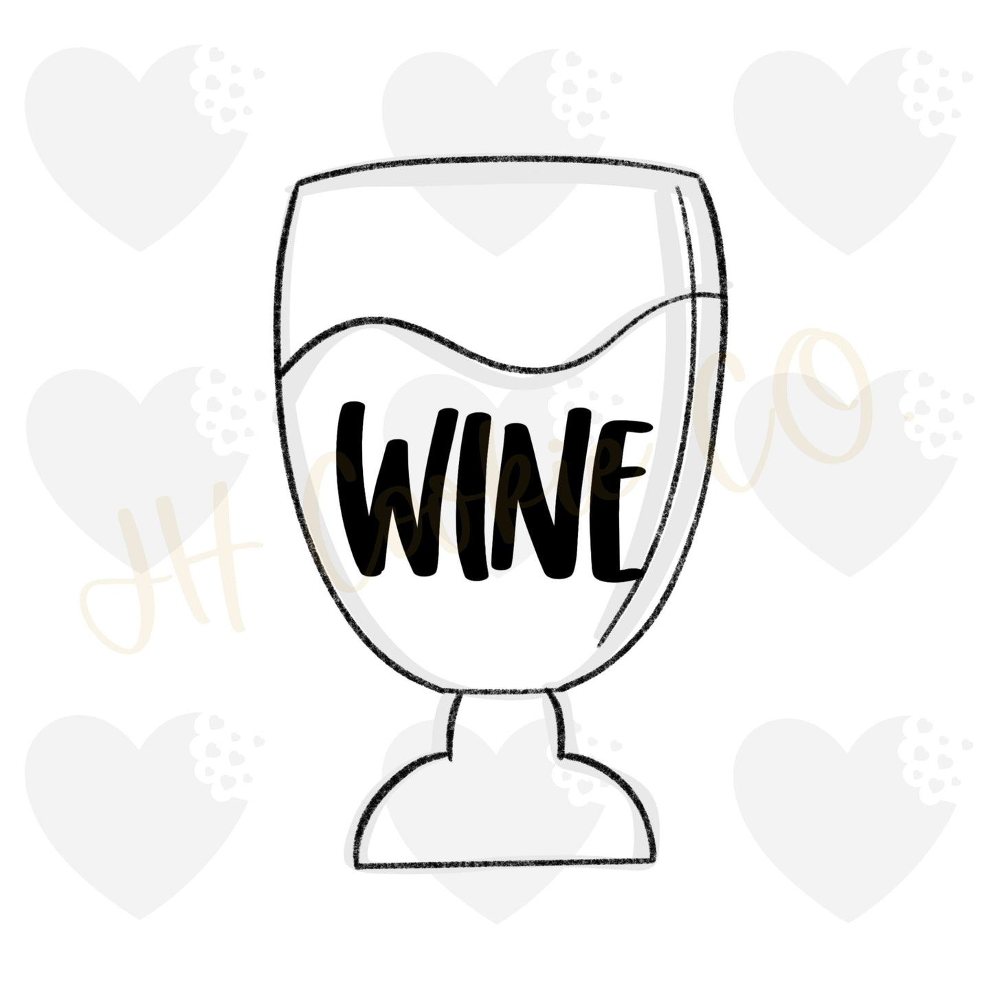Wine Glass Stick (2020) - Cookie Cutter