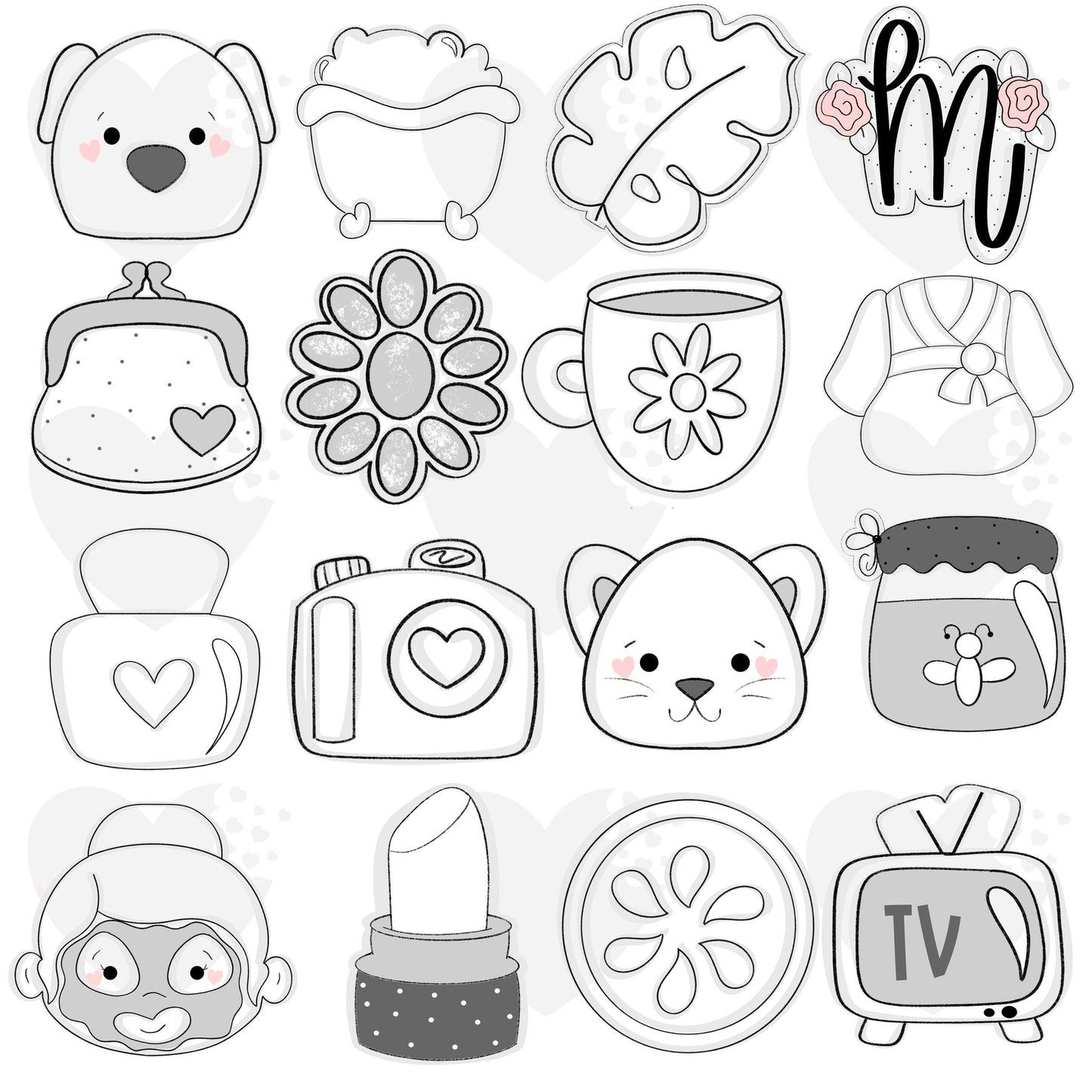 16 Piece Mother's Day Minis (2022) - Cookie Cutter