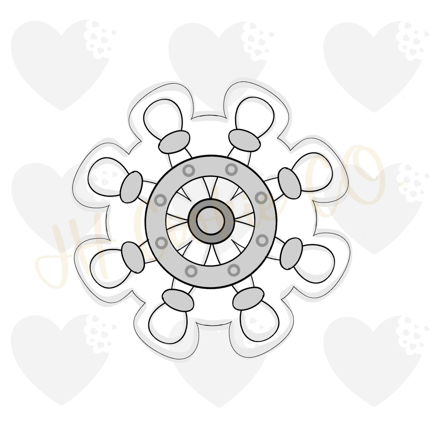 Pirate Ship Wheel (2022) - Cookie Cutter