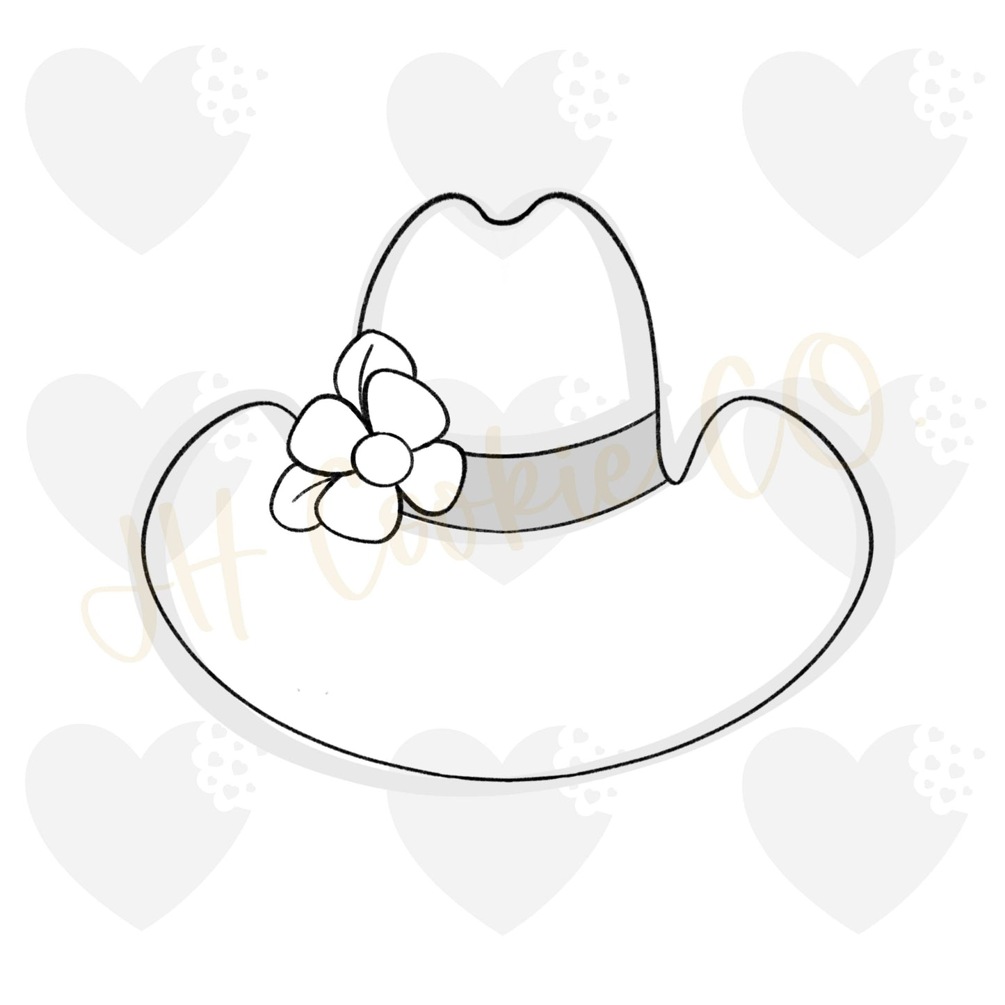 Floral Cowboy Hat (2022) - Cookie Cutter