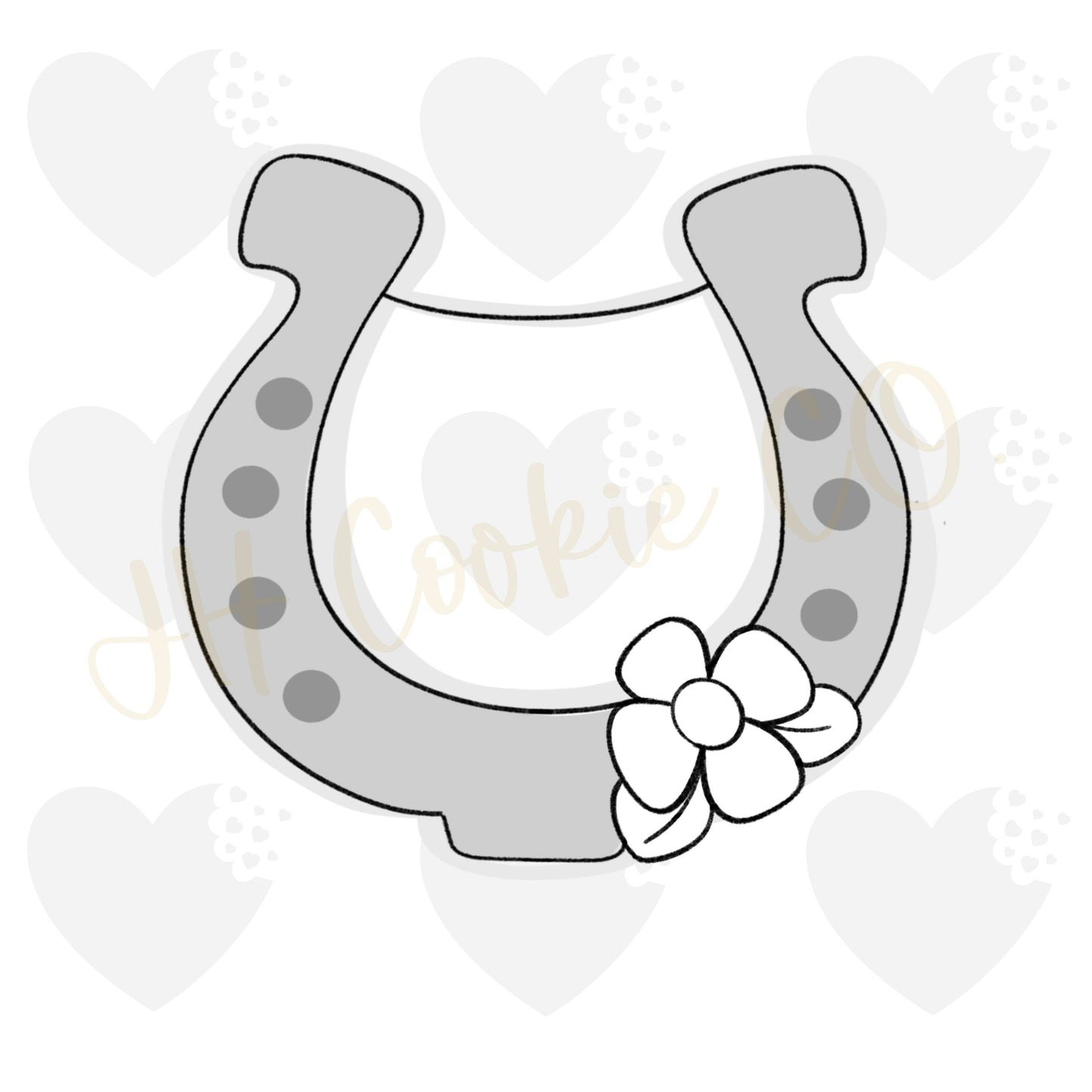 Floral Horseshoe (2022) - Cookie Cutter