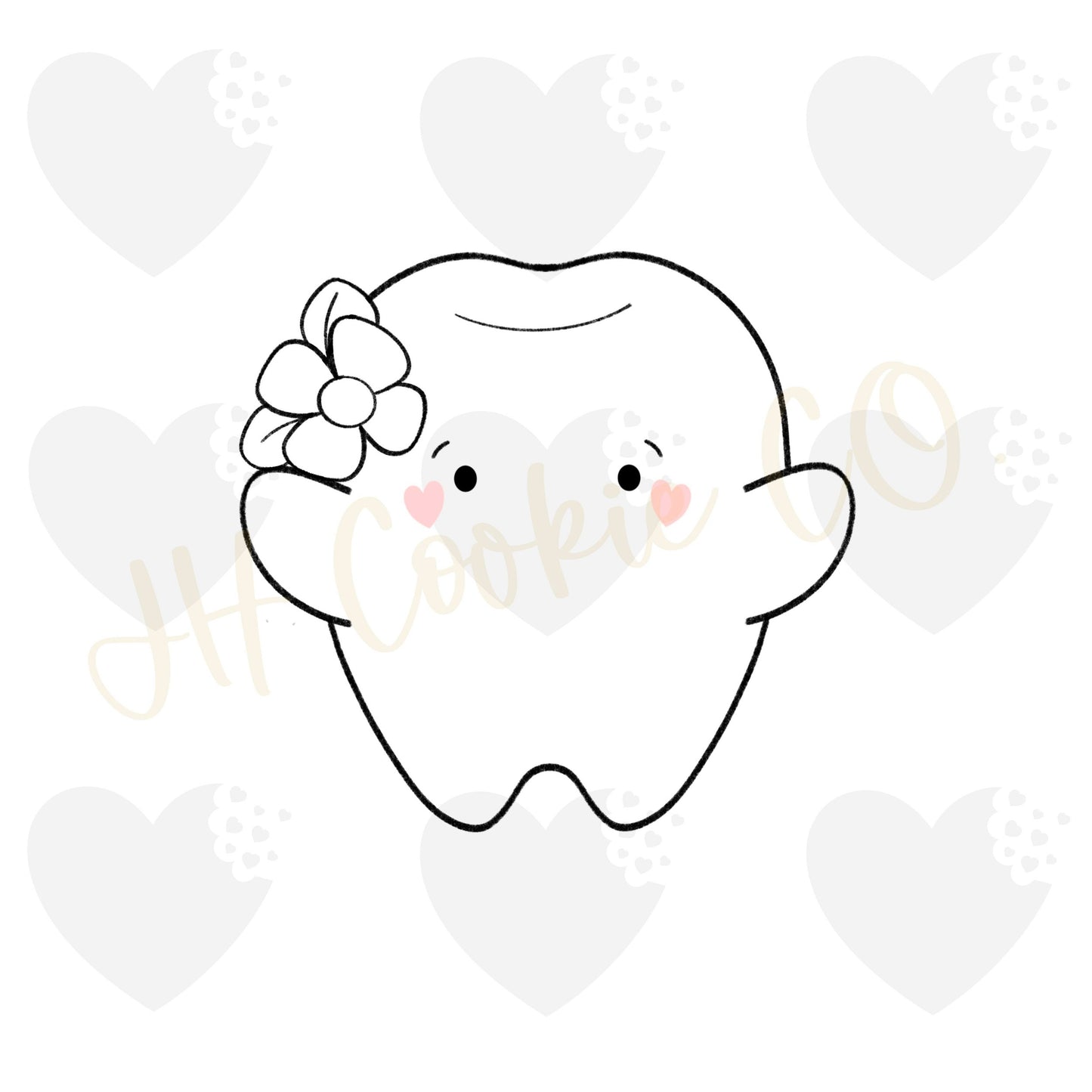 Floral Tooth #2 (2022) - Cookie Cutter