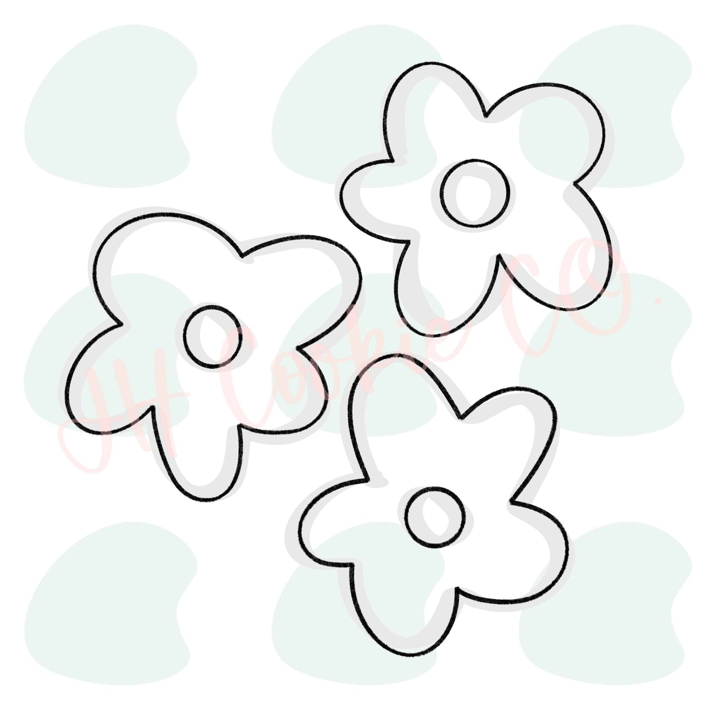 Groovy Flowers (Set of 3) - Cookie Cutters