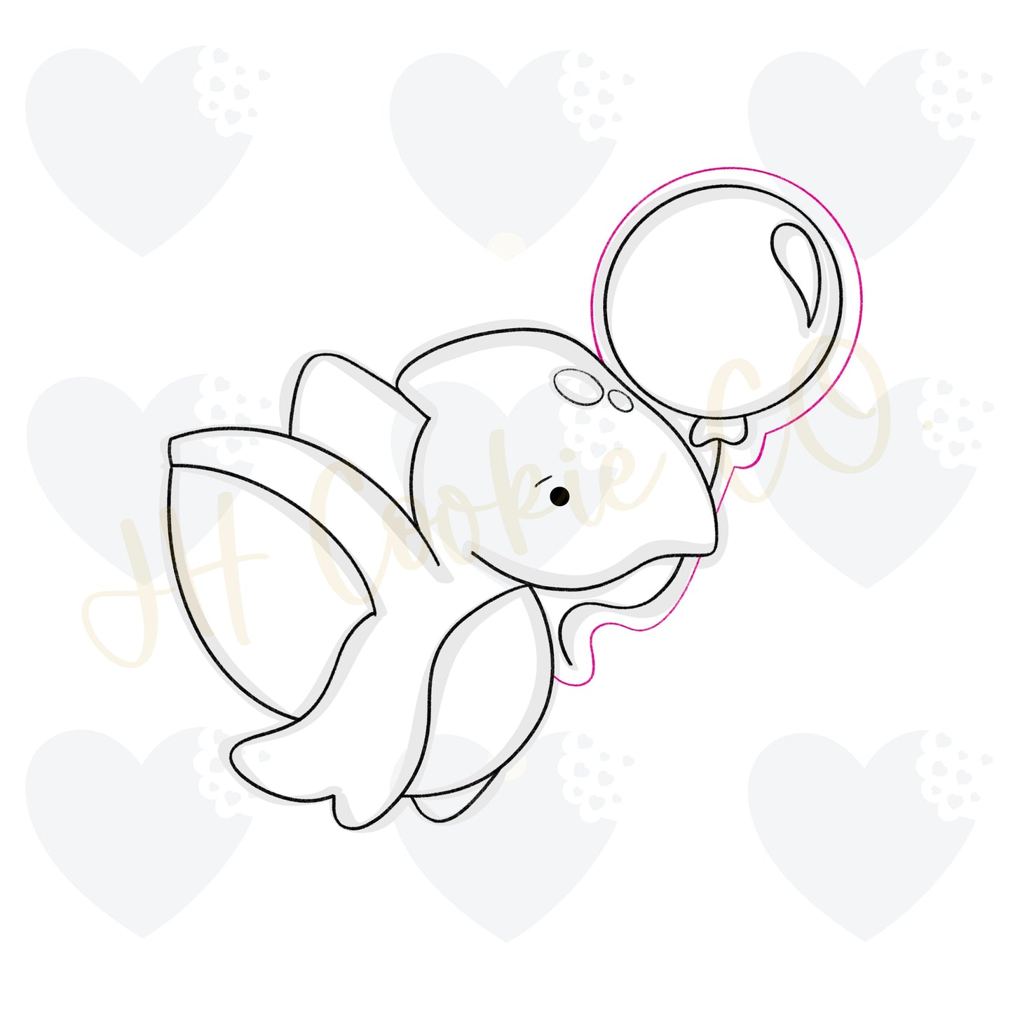 Party Pterodactyl - Cookie Cutter