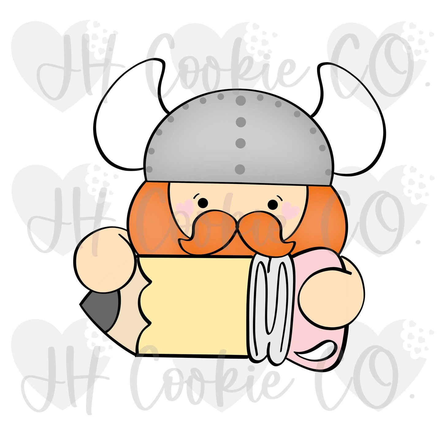 Viking Pencil Plaque (2022) - Cookie Cutter