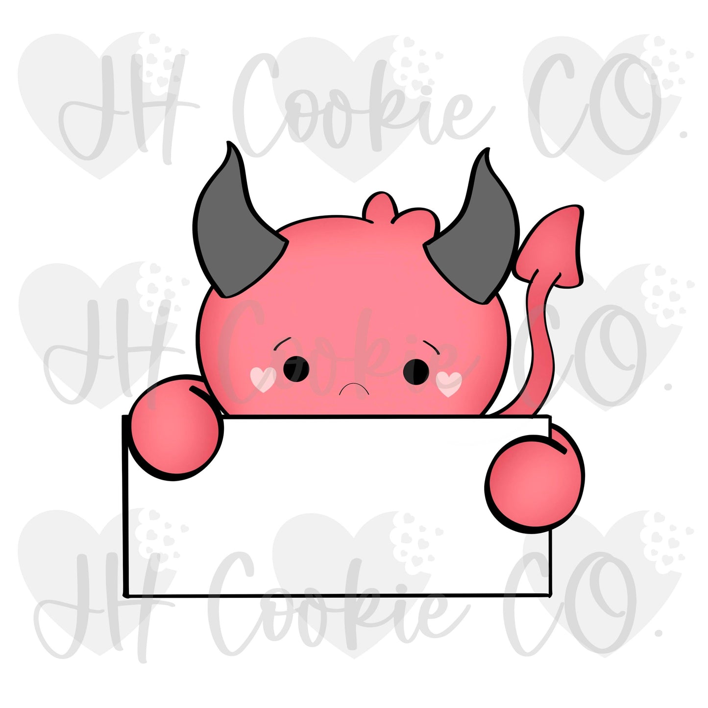 Red Devil Name Plaque (2022) - Cookie Cutter