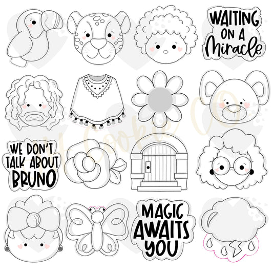 16 Piece Magical Family Minis - Cookie Cutter