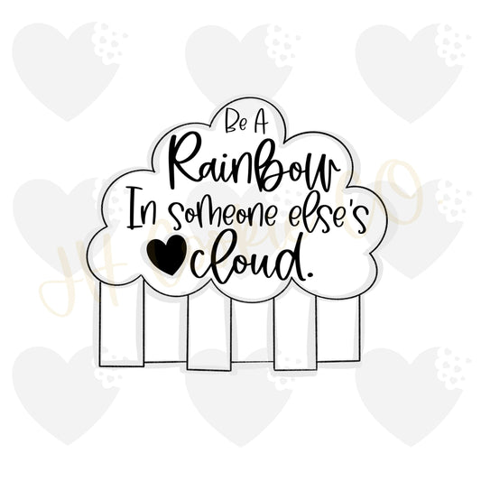 Rainbow Cloud - Cookie Cutter