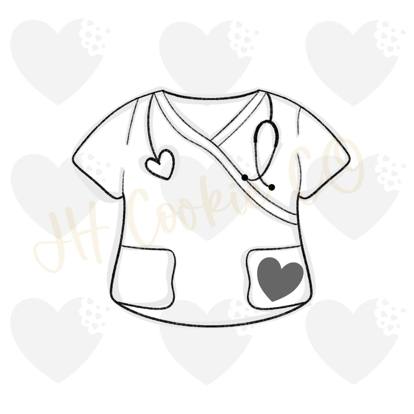 Scrub Top (2022) - Cookie Cutter