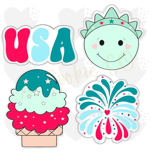 4th of July 2022 Set - Cookie Cutters