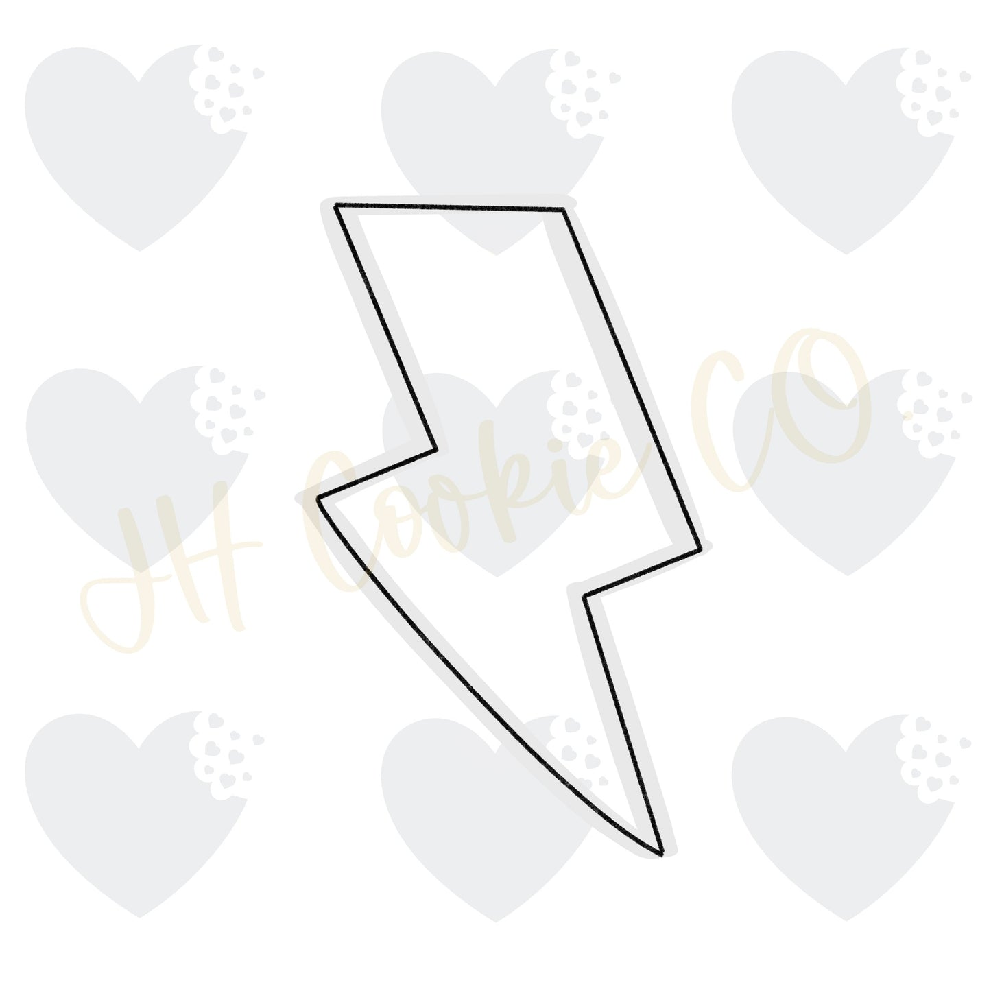 Wizard Lighting Bolt - Cookie Cutter