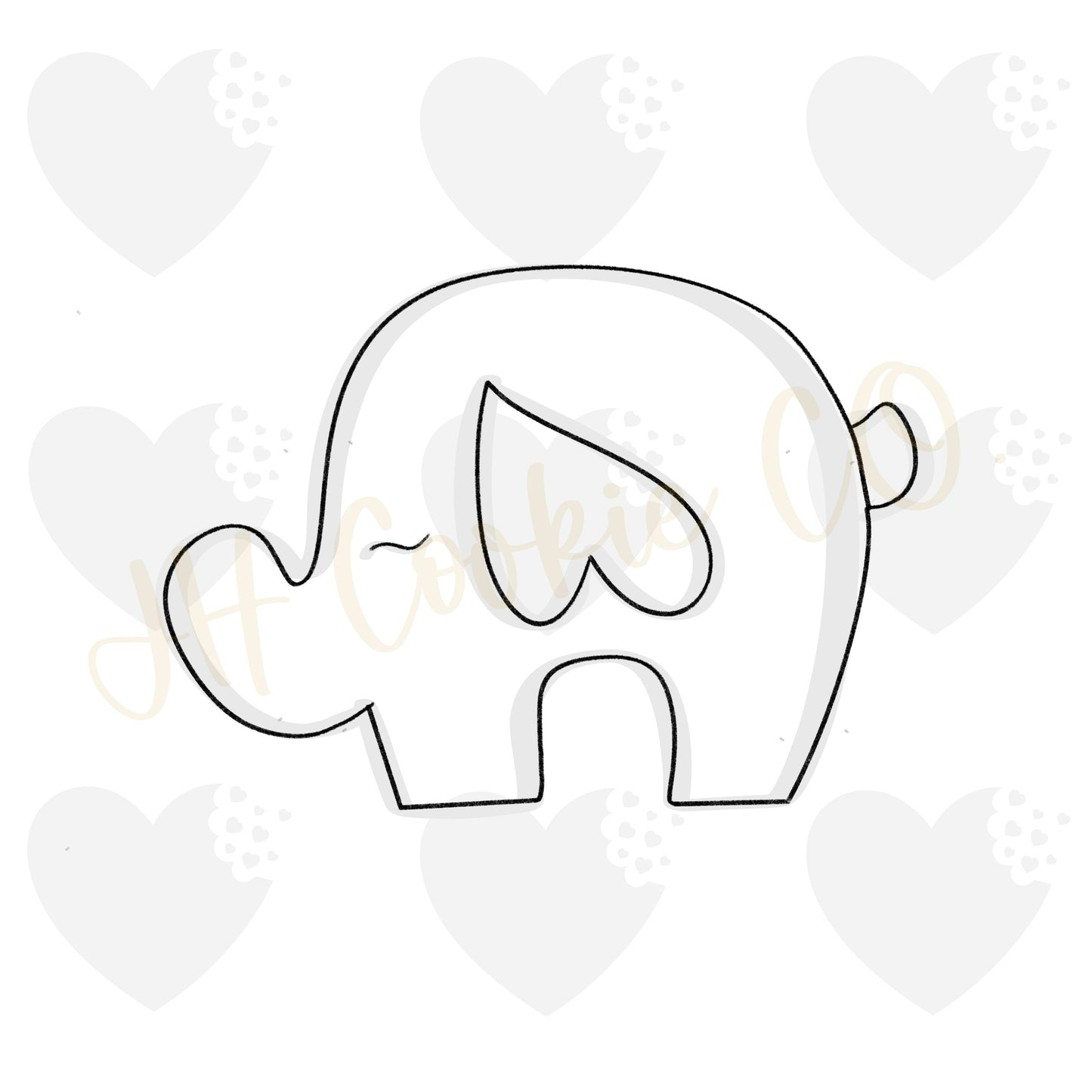 Bobby Elephant - Cookie Cutter