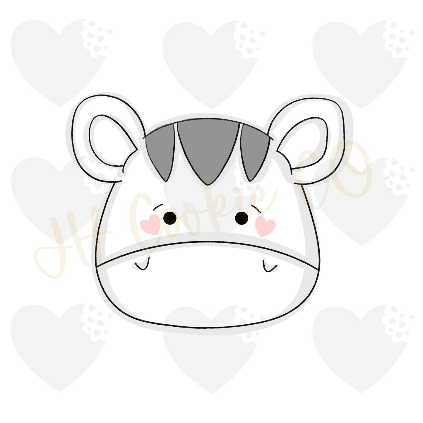 Bella Zebra - Cookie Cutter