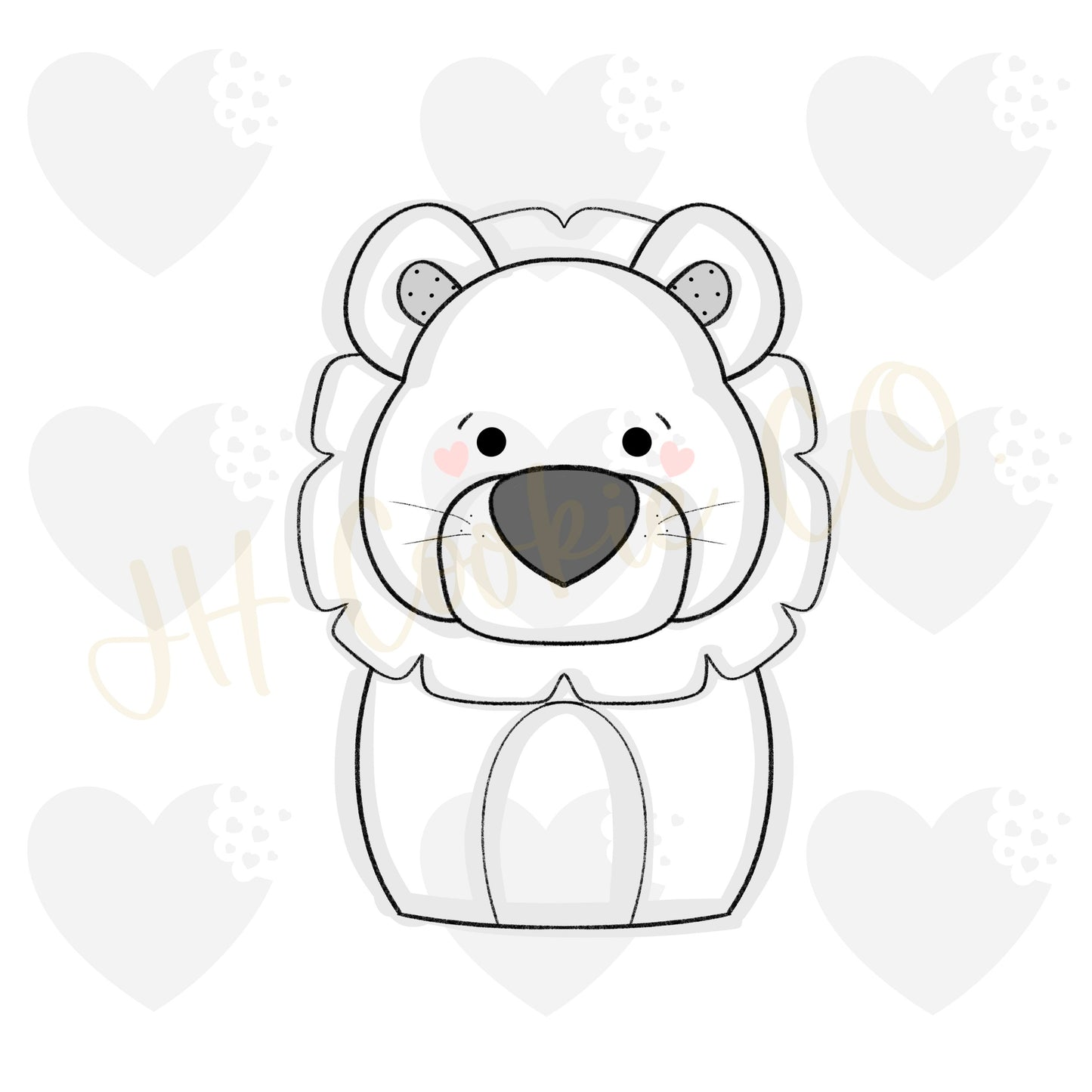 Lion Cutie - Cookie Cutter