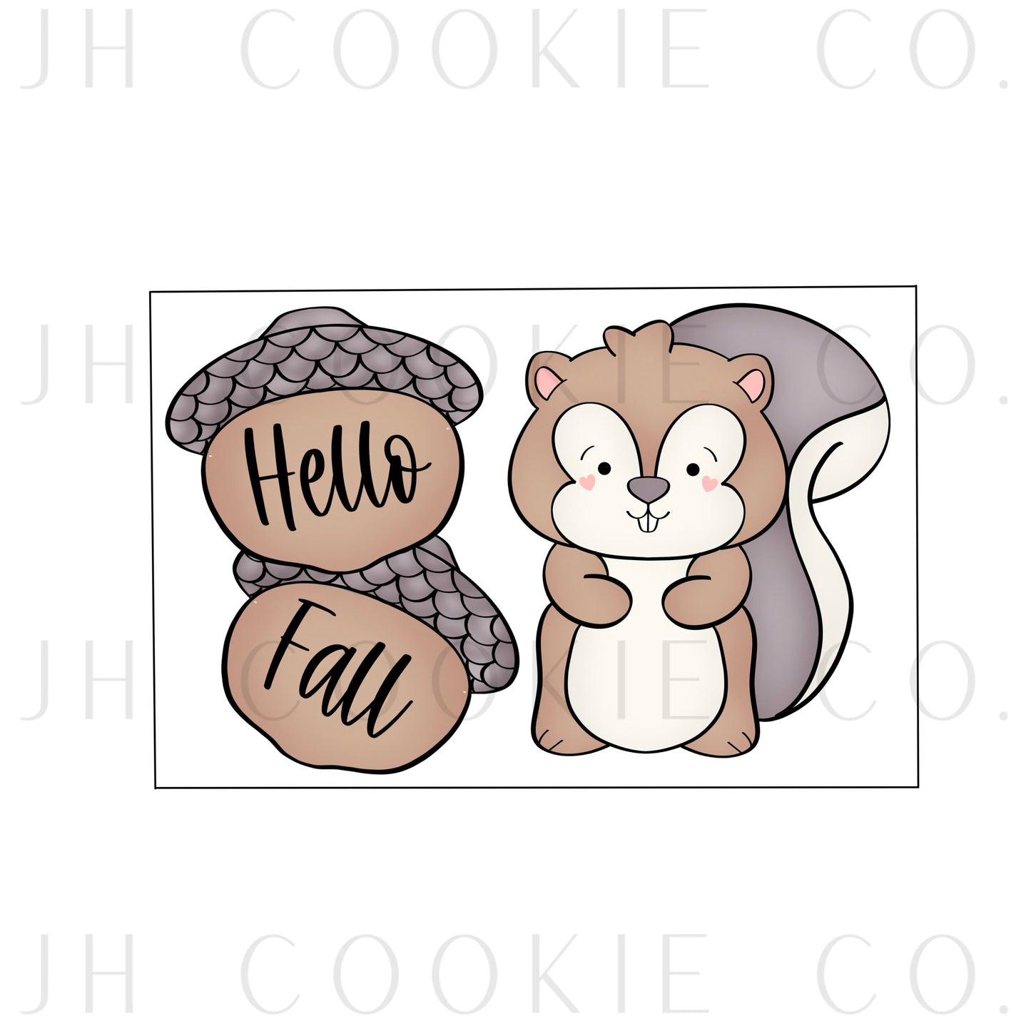 Squirrel 2 piece Set - Cookie Cutter