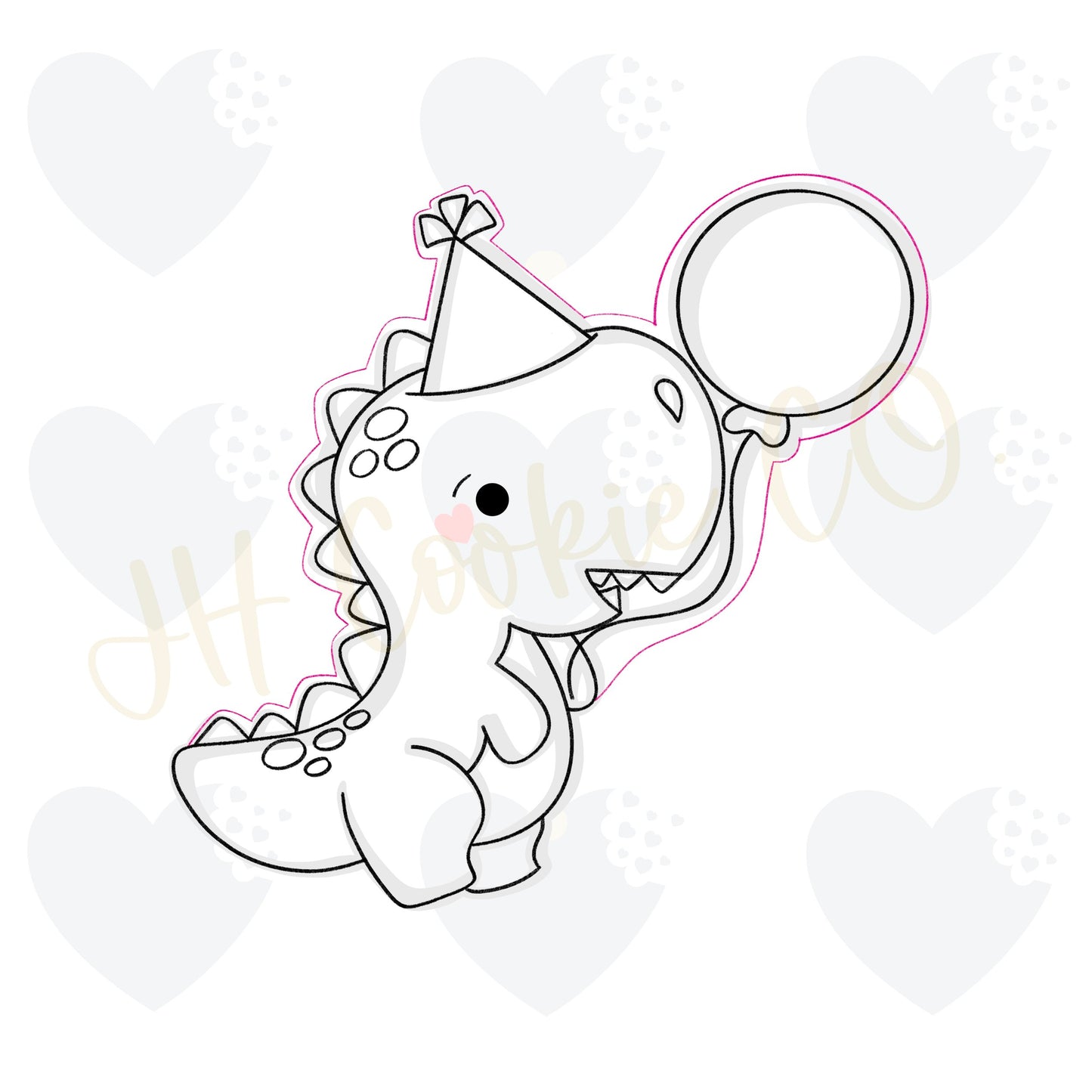 Party Trex - Cookie Cutter