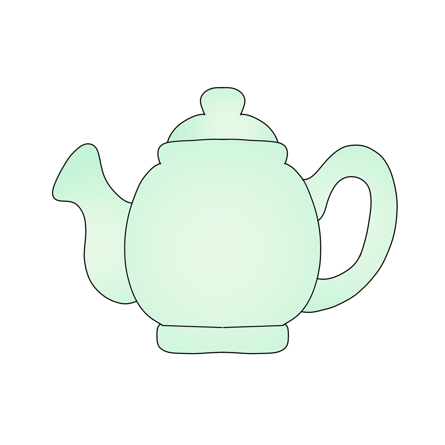 Pam's Teapot cookie cutter