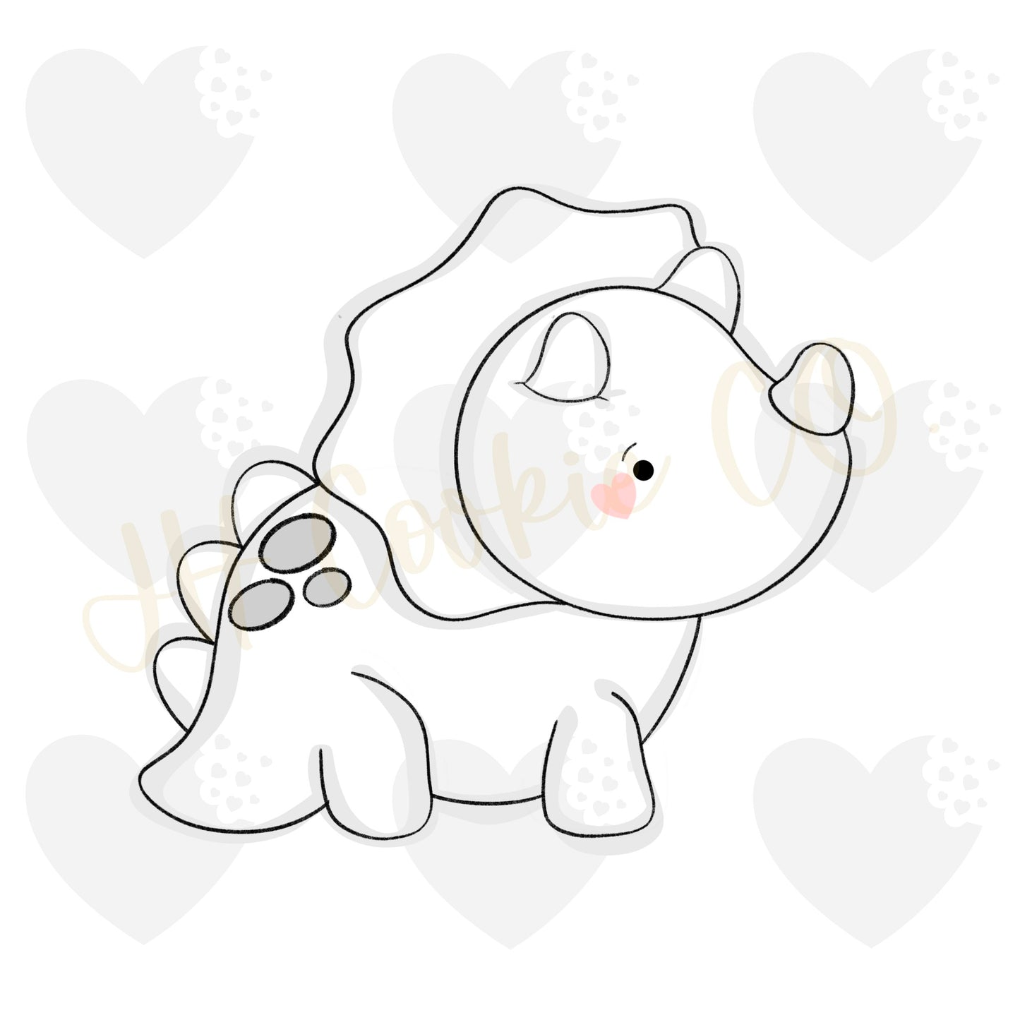 Triceratops 2022 - Cookie Cutter
