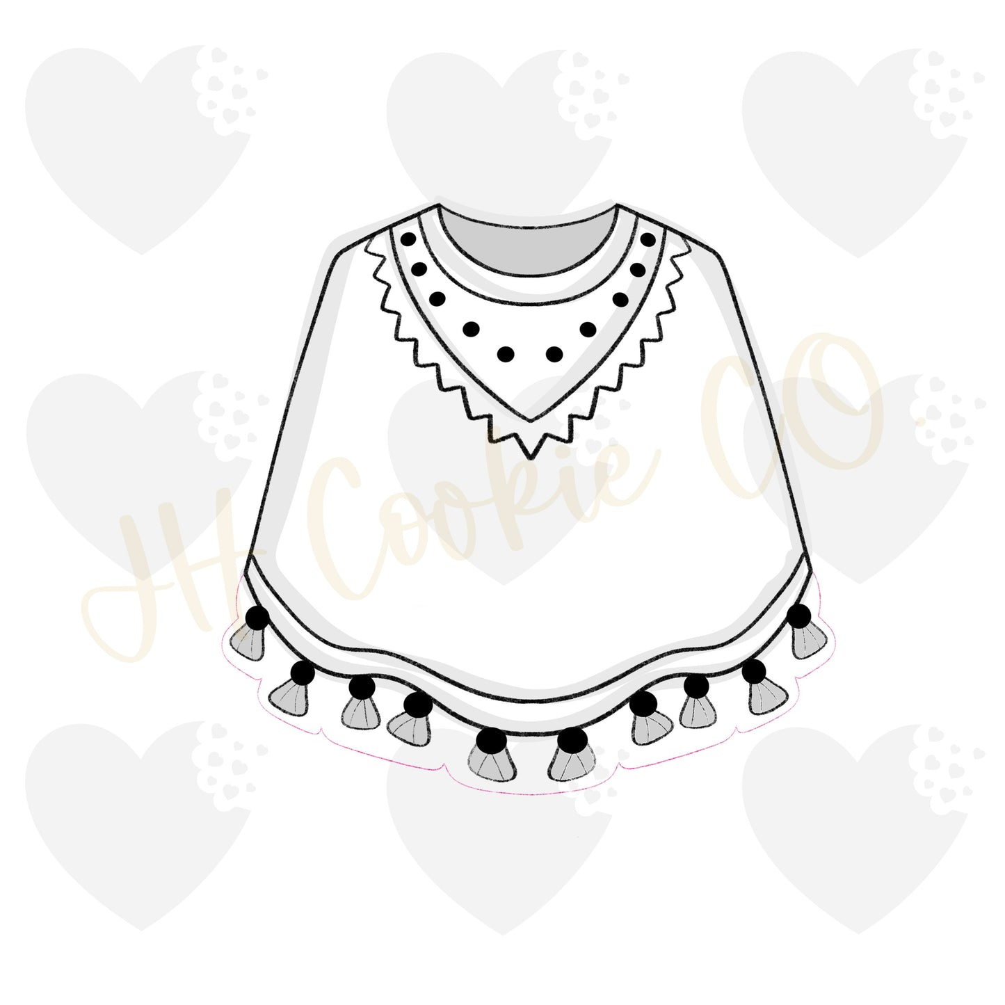 Magical Poncho - Cookie Cutter