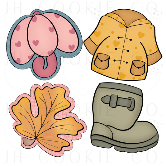Fall Rainy Days Minis - Cookie Cutters