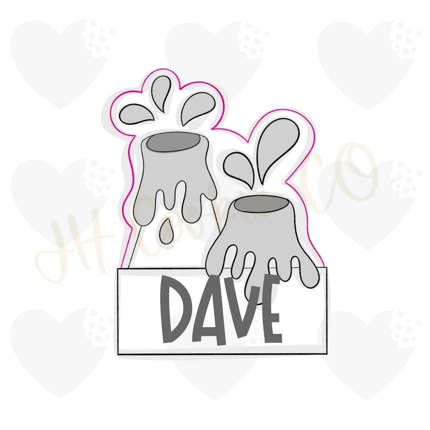 Volcano Plaque - Cookie Cutter