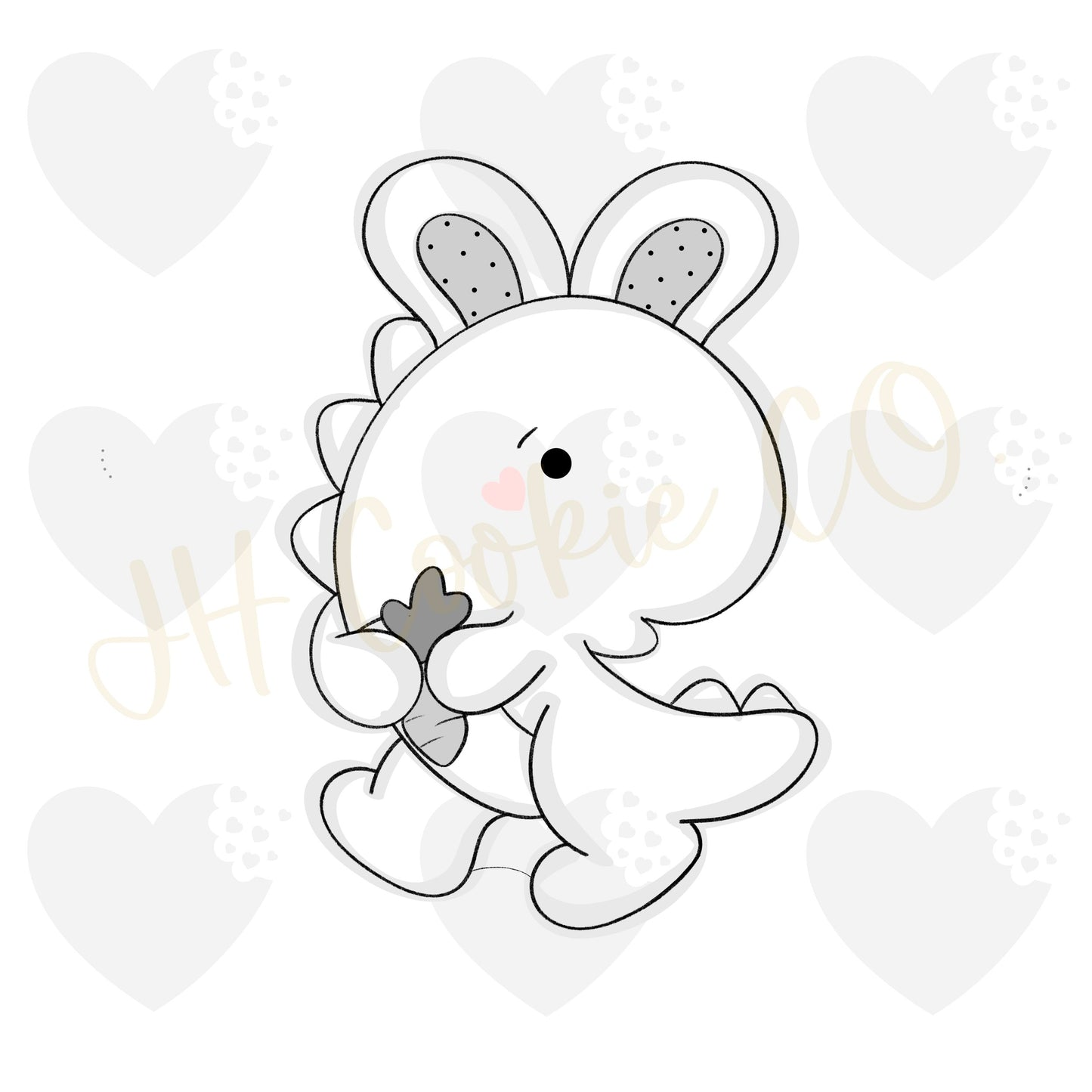 Bunny Dinosaur 2022 - Cookie Cutter
