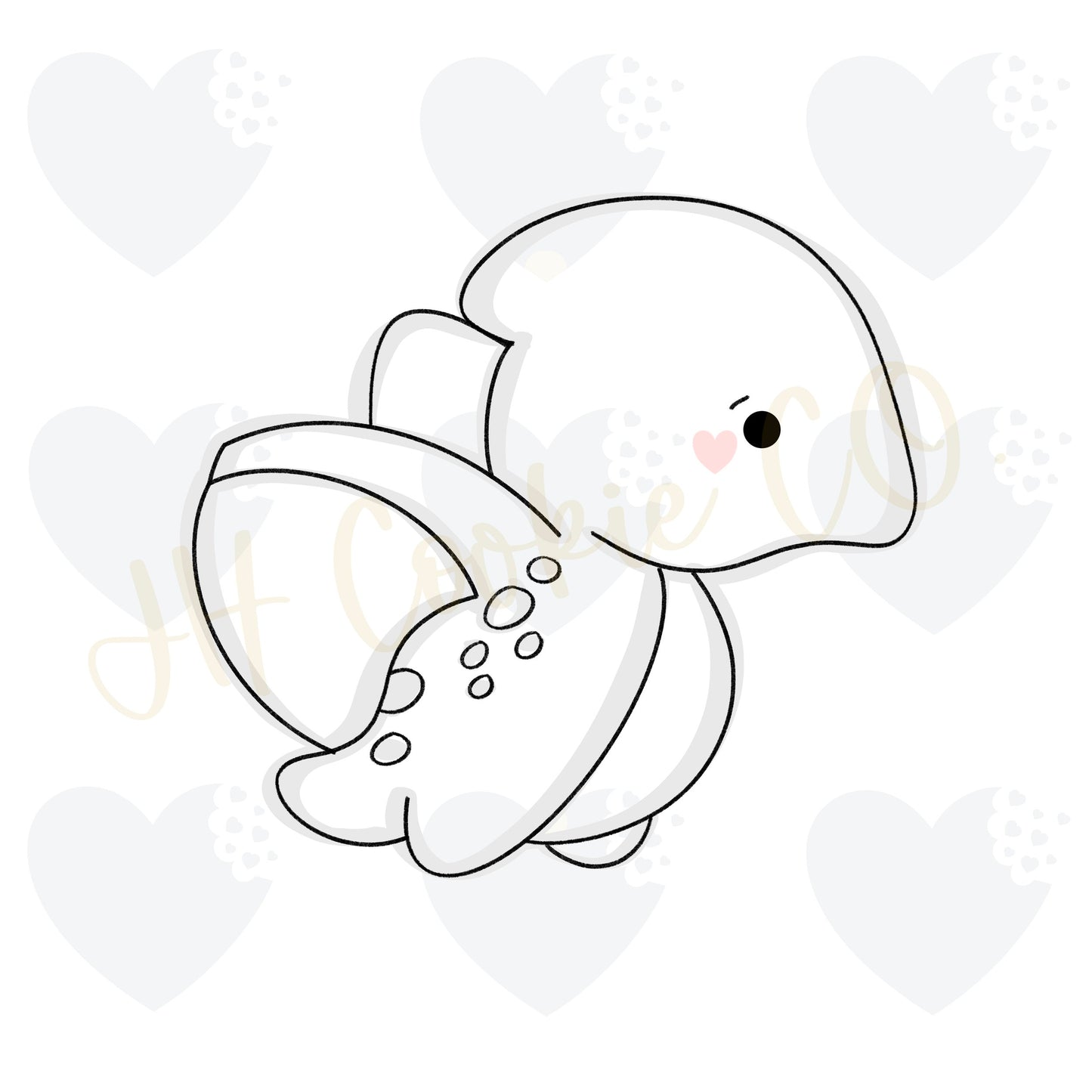 Chubby Pterodactyl - Cookie Cutter