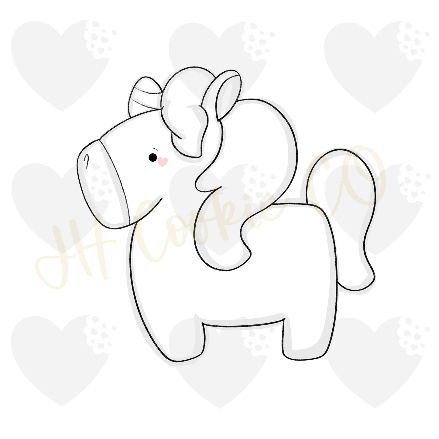 Aqua Unicorn - Cookie Cutter