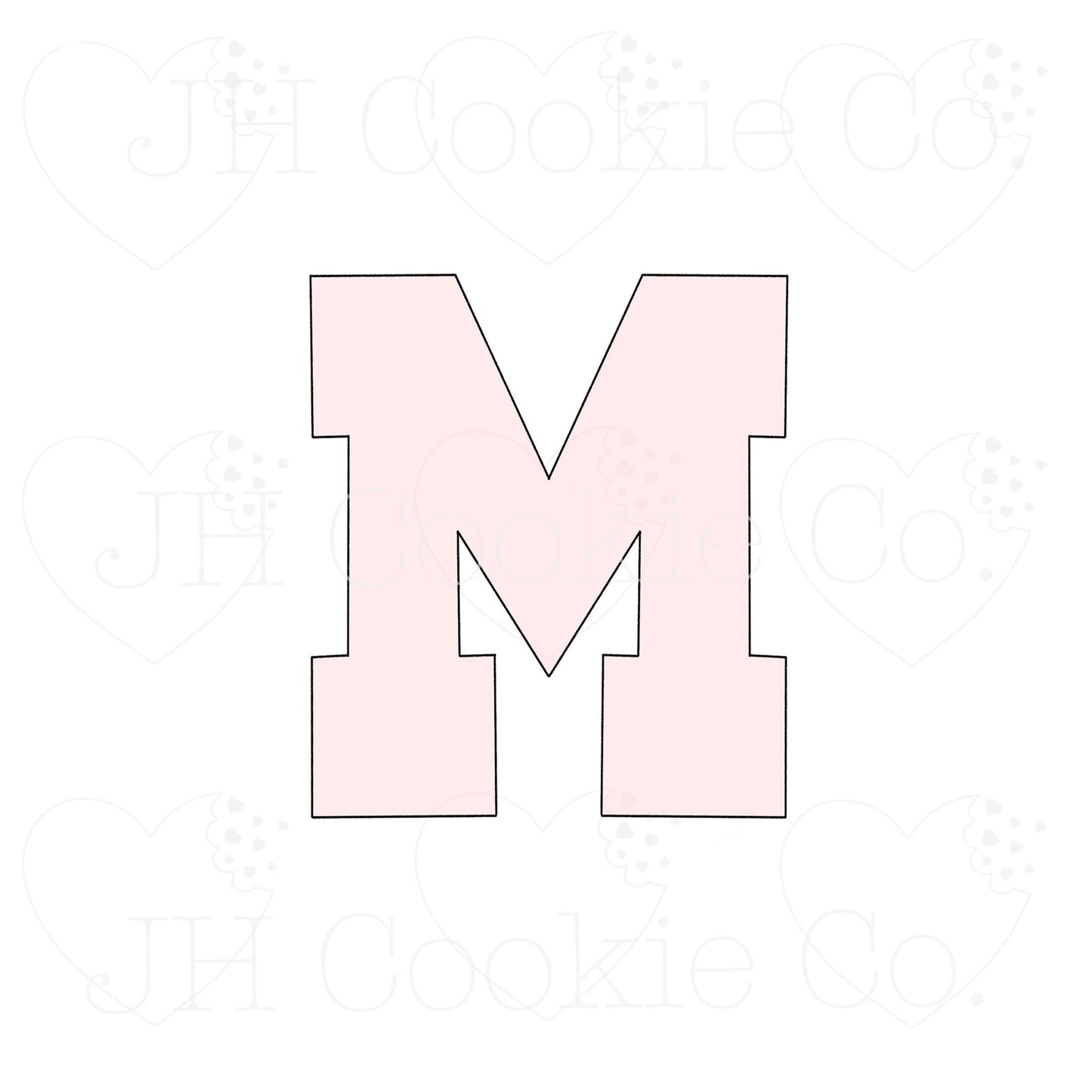 Block Letter M - Cookie Cutter