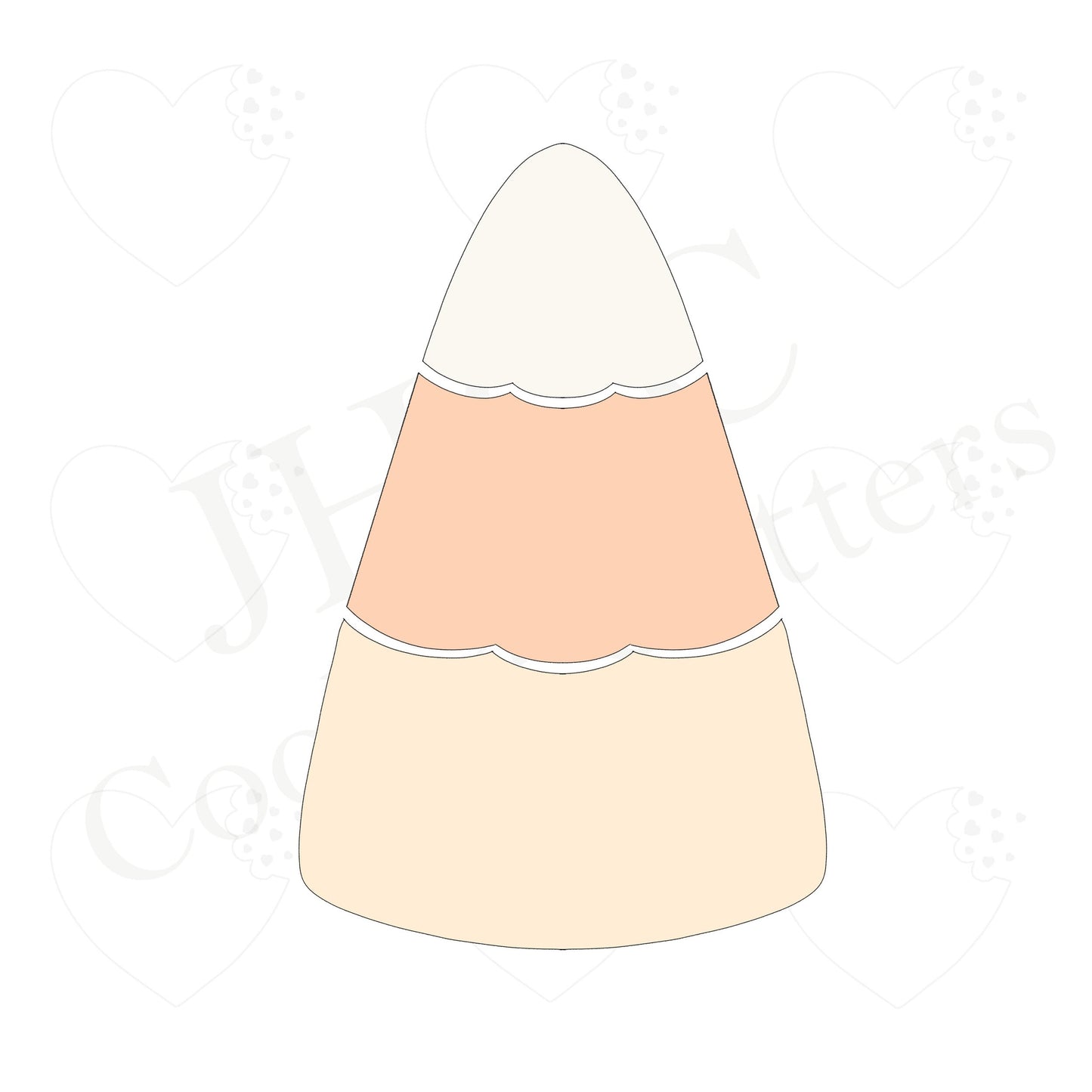 3 Piece Candy Corn OR Christmas Tree - Cookie Cutter