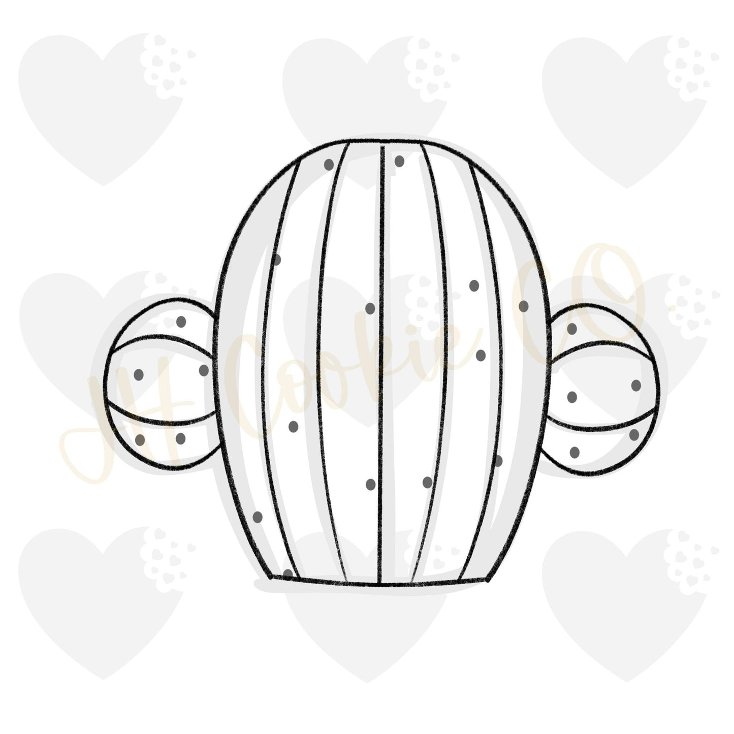 Chubby Cactus - Cookie Cutter