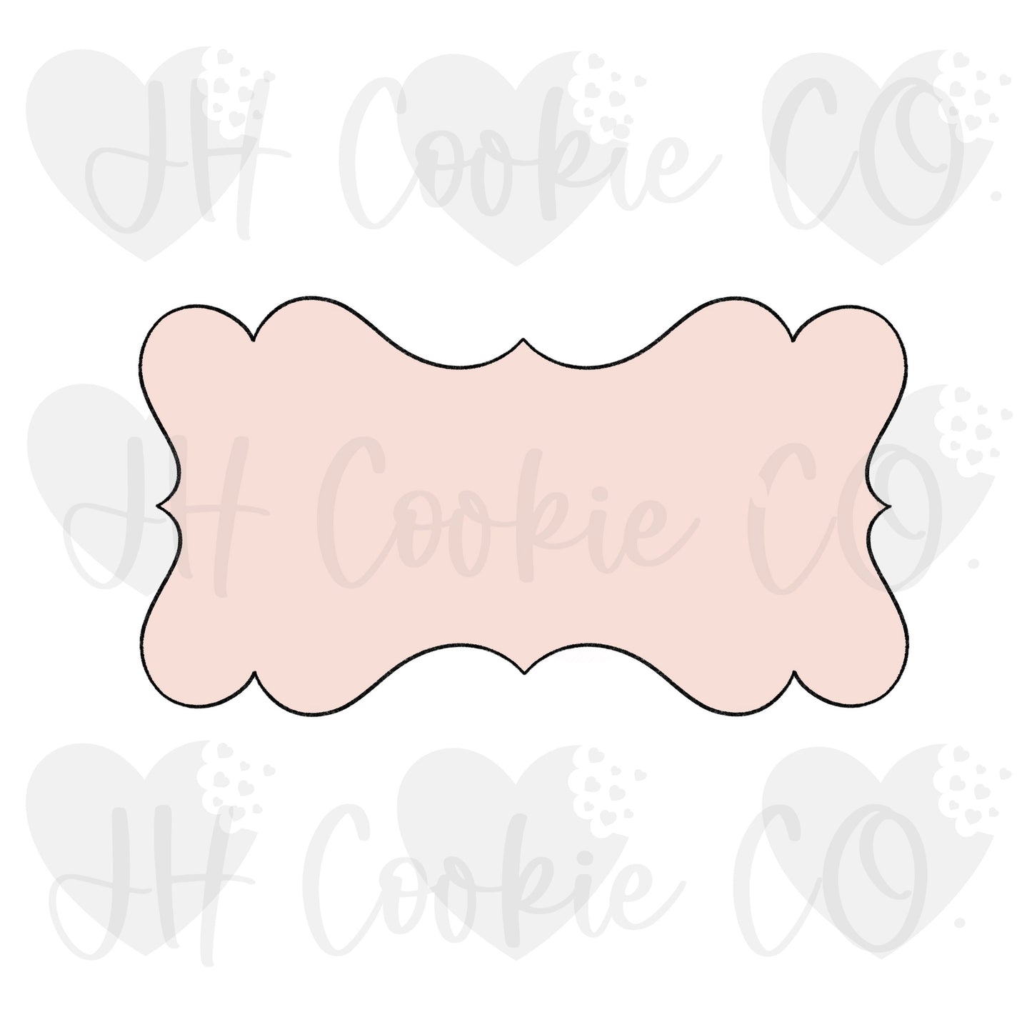 Curtsy Plaque - Cookie Cutter