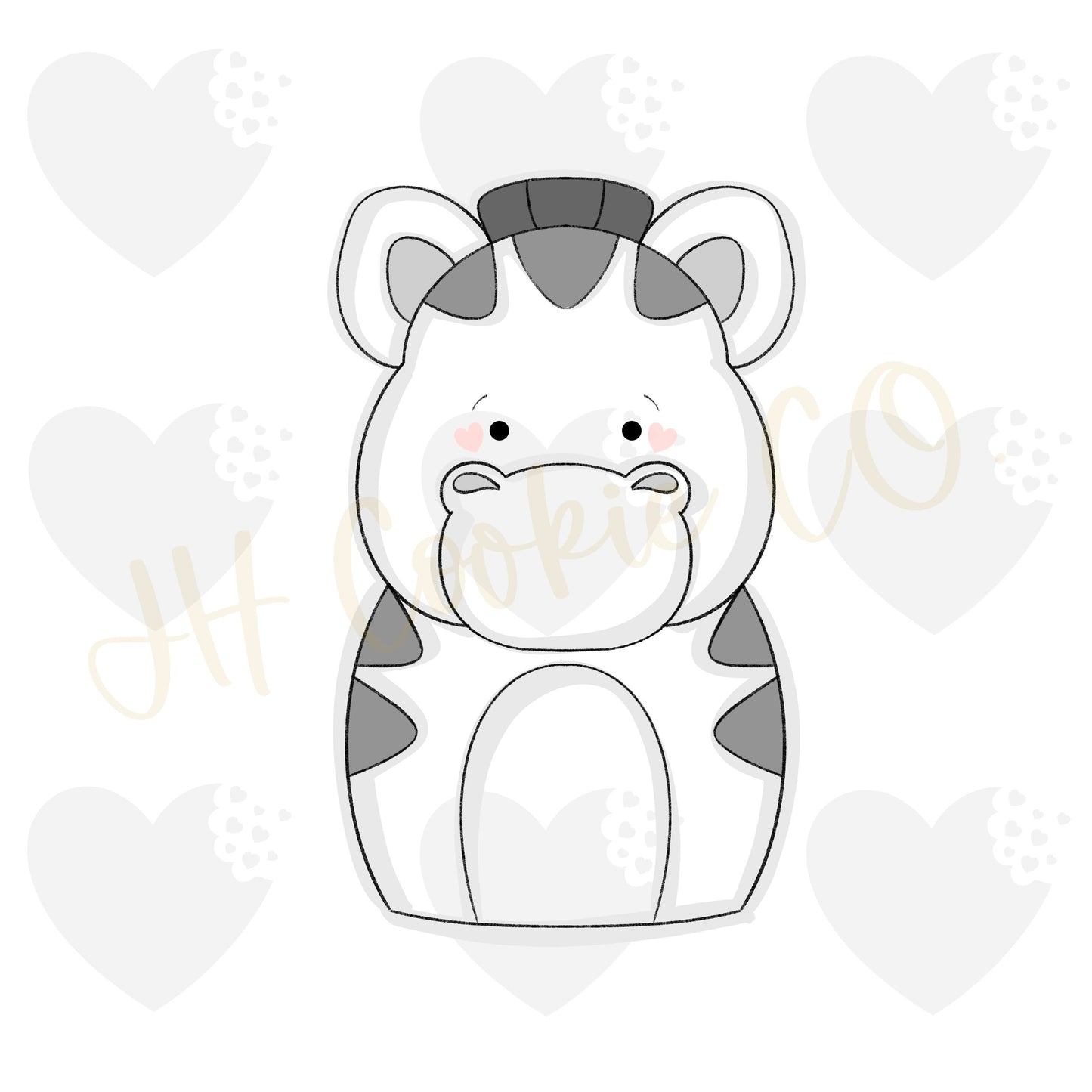 Zebra Cutie - Cookie Cutter
