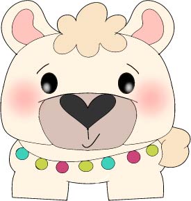 Lucy Llama cookie cutter