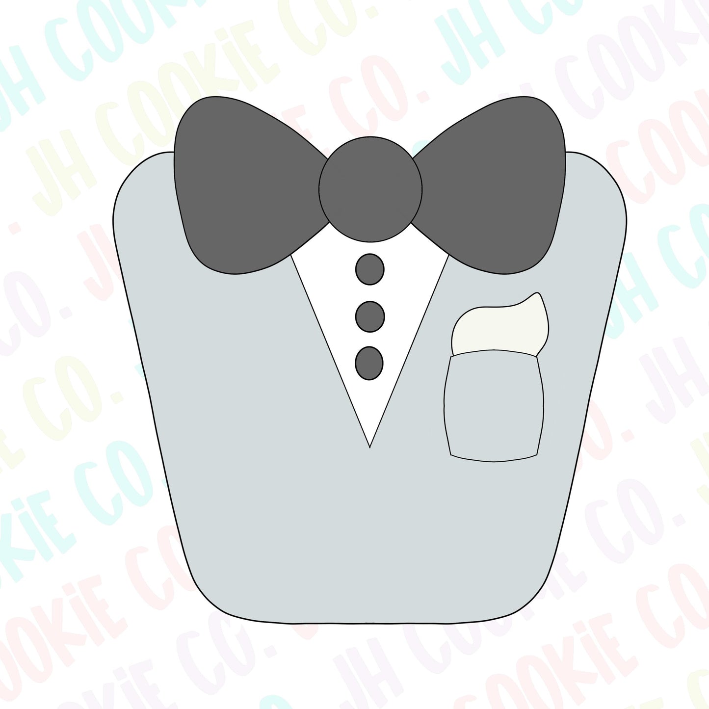 Tux / Present cookie cutter