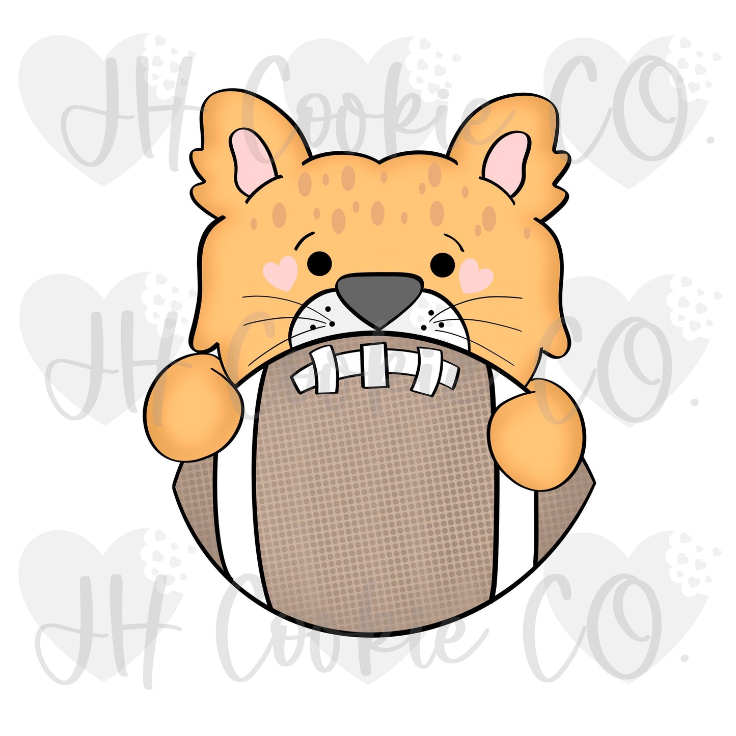 Wild Cat Football Plaque (2022) - Cookie Cutter