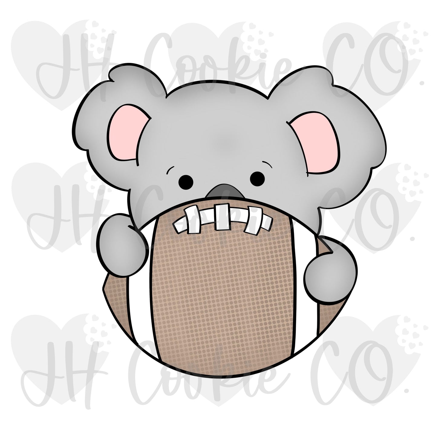 Koala Football Plaque (2022) - Cookie Cutter