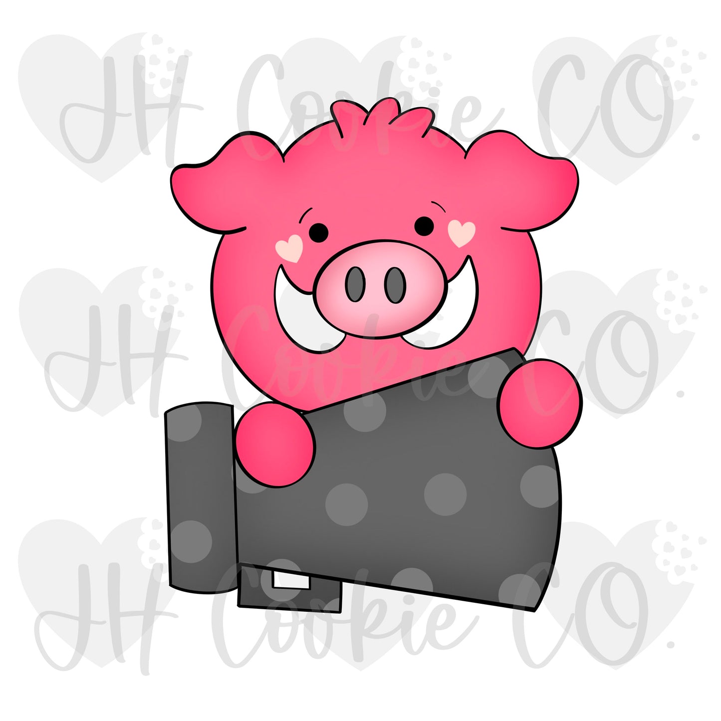 Hog Cheer Plaque (2022) - Cookie Cutter