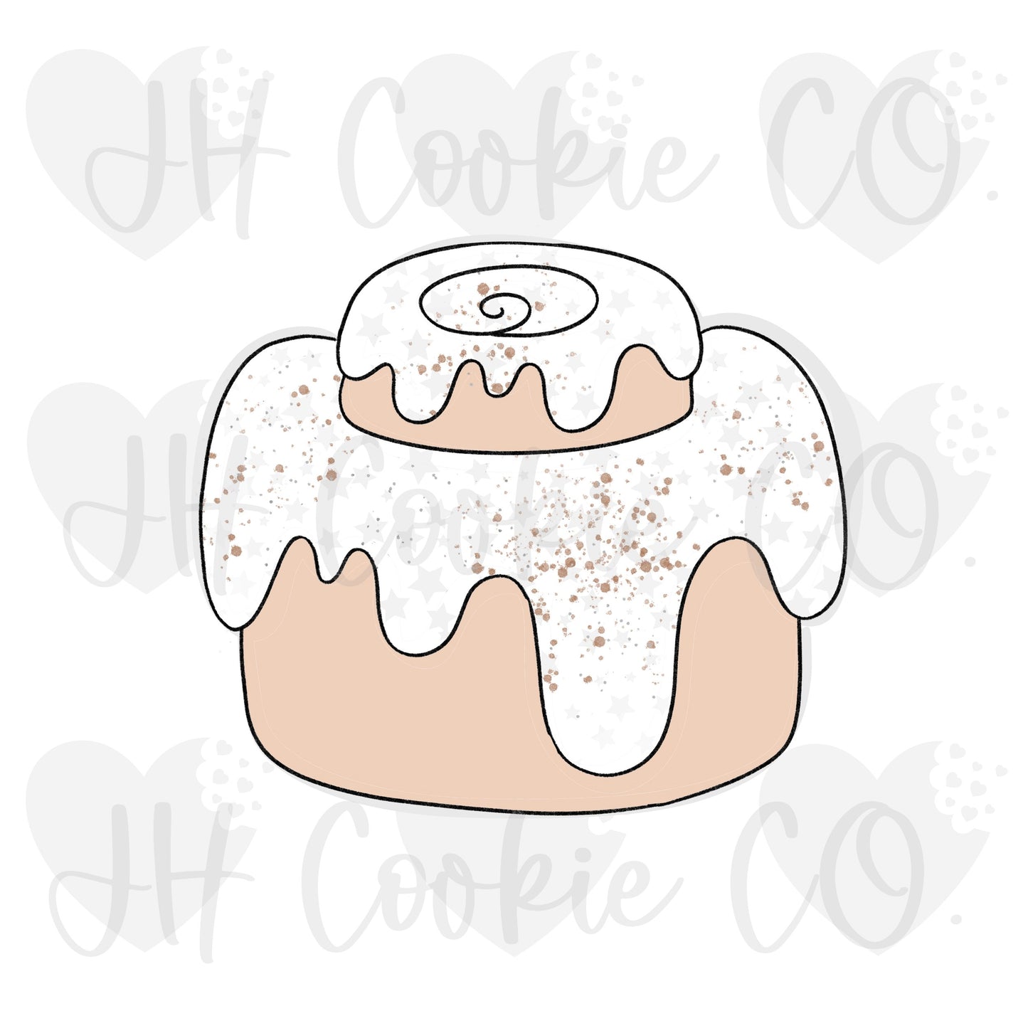 Cinnamon Bun - Cookie Cutter