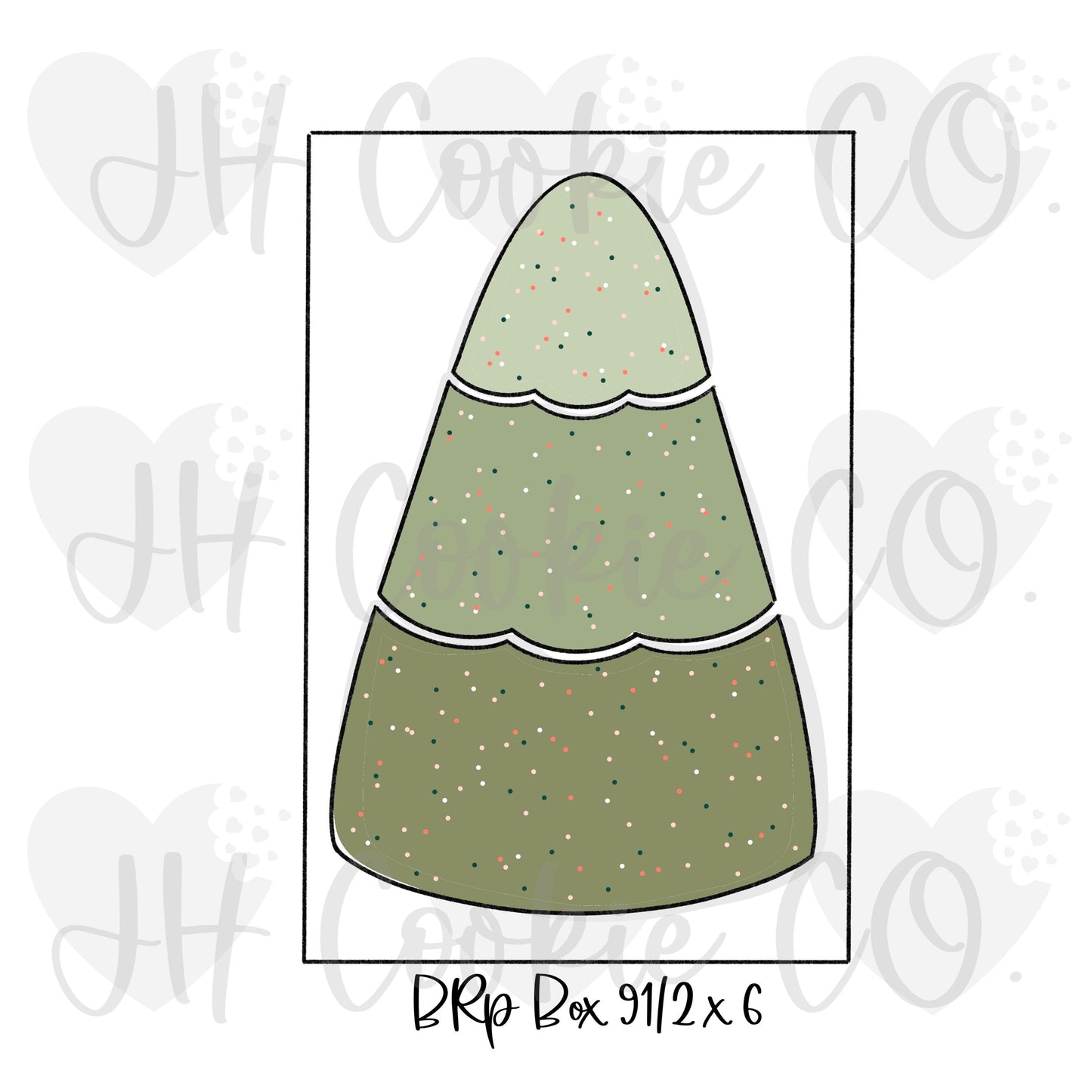 Scallop Tree / Candy Corn 3 Piece Set - Cookie Cutter