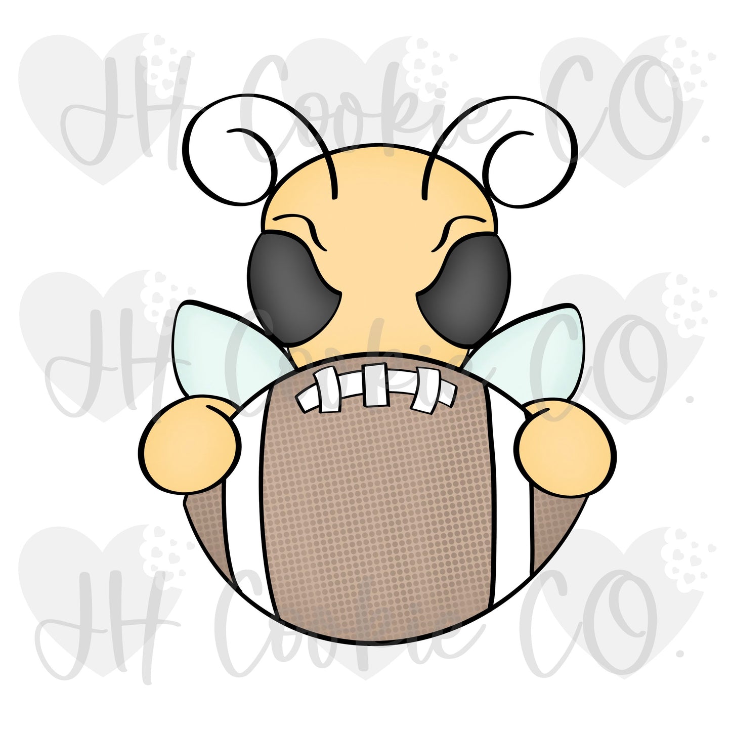 Yellow Jacket/ Hornet Football Plaque (2022) - Cookie Cutter