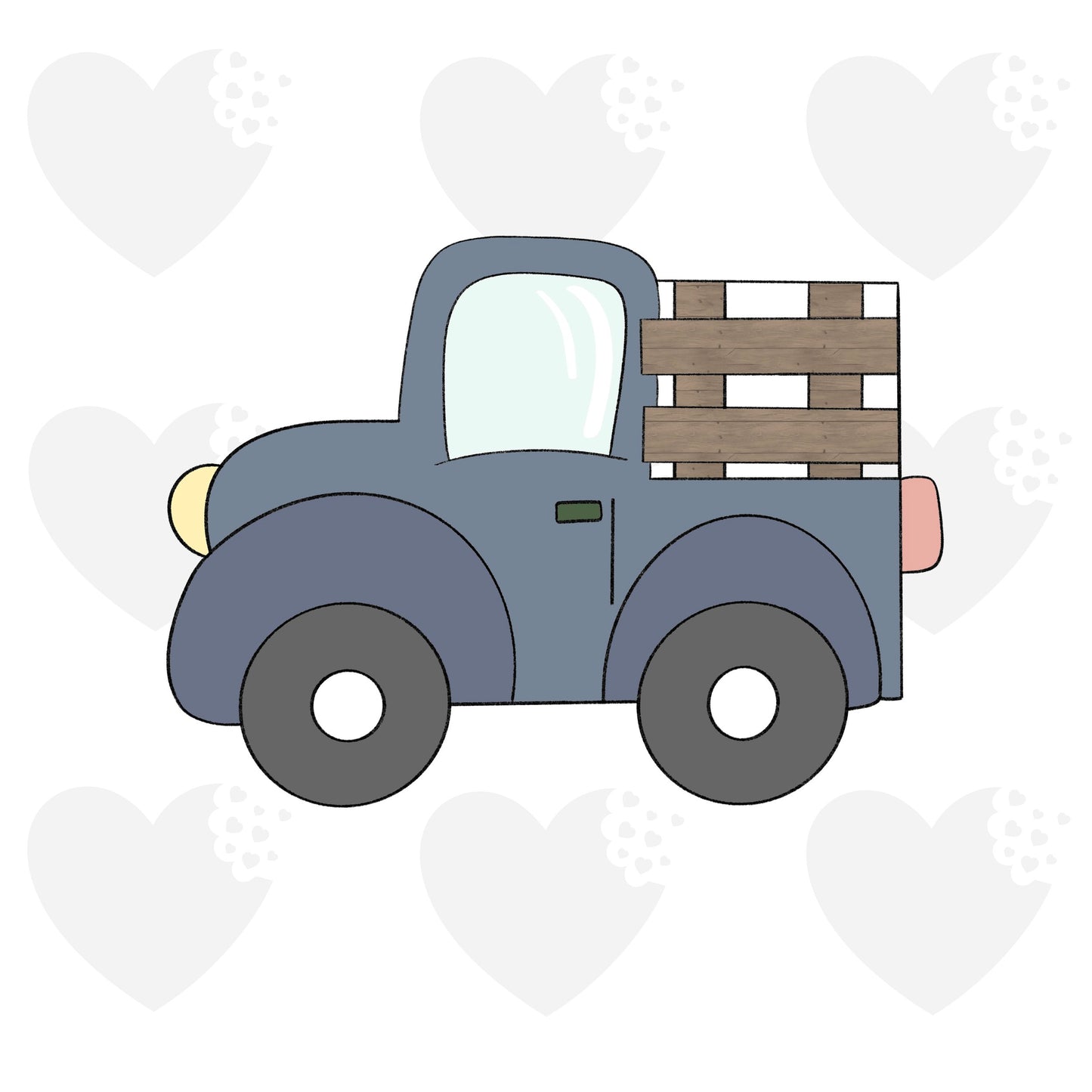 Chubby Wood Truck - Cookie Cutter