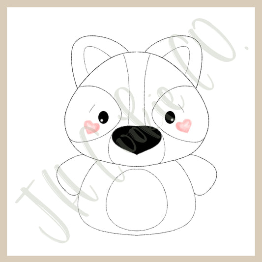 Raccoon Cutie - Cookie Cutter