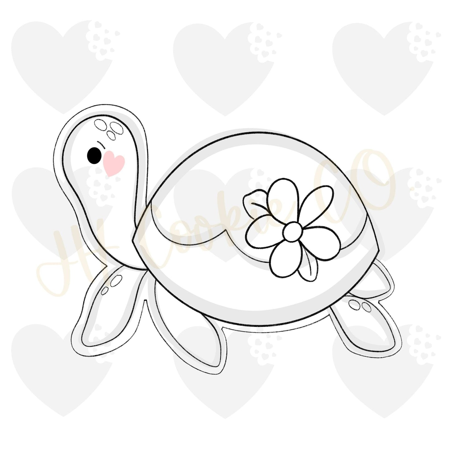 Sol Sea Turtle - Cookie Cutter