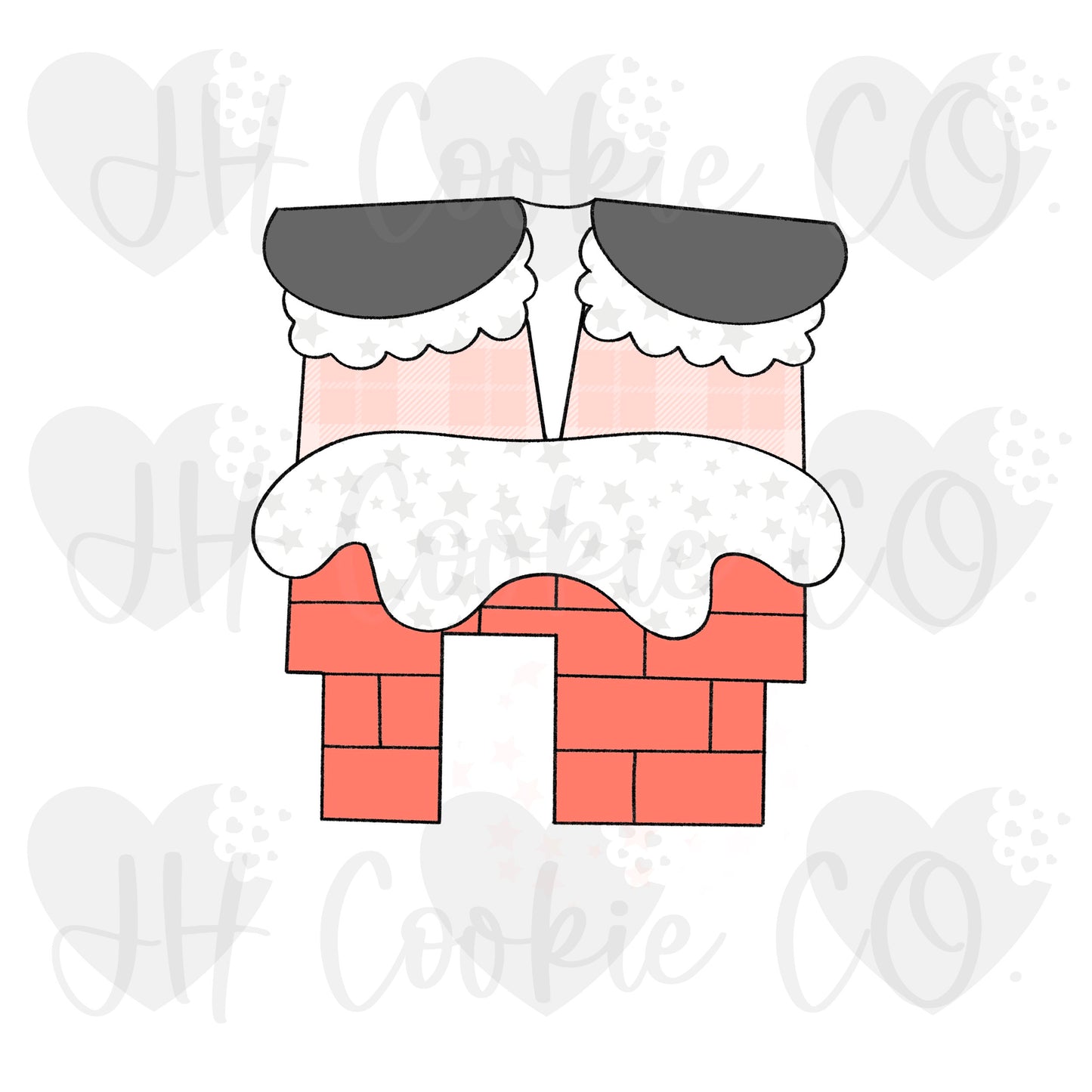 Santa Chimney - Cookie Cutter