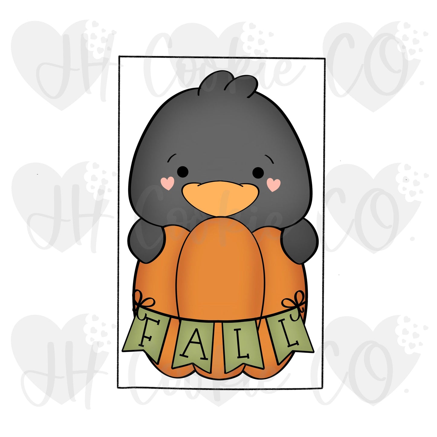 Crow Boy Pumpkin 2 Piece Set - Cookie Cutter