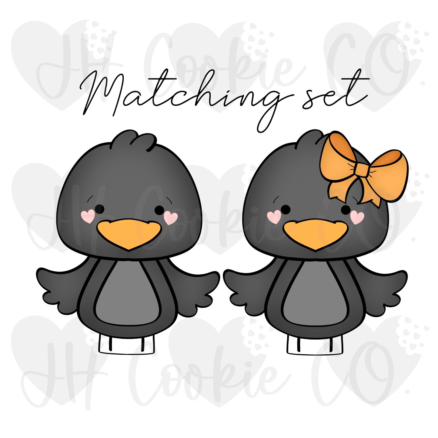 Crow Boy & Girl Set (2022) - Cookie Cutter