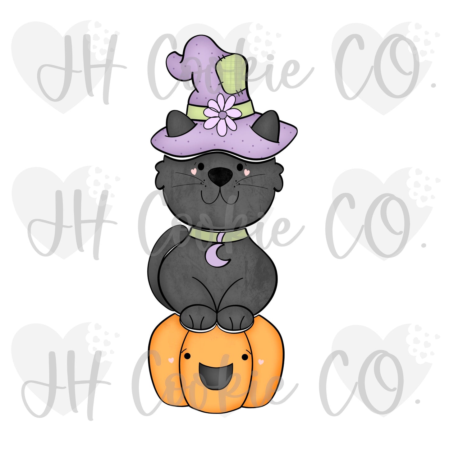 4 Piece Pumpin Cat - Cookie Cutter