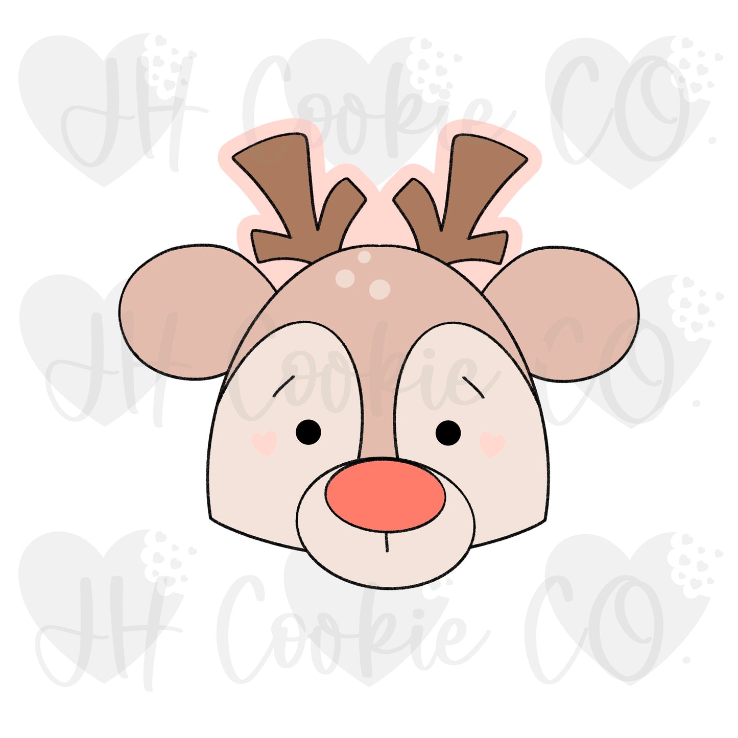 Sweet Reindeer - Cookie Cutter